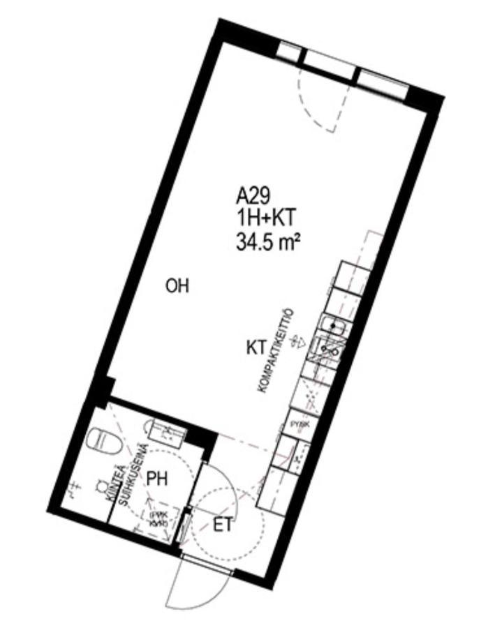 City Home Finland Arena Suite - Perfect Location With City View タンペレ エクステリア 写真