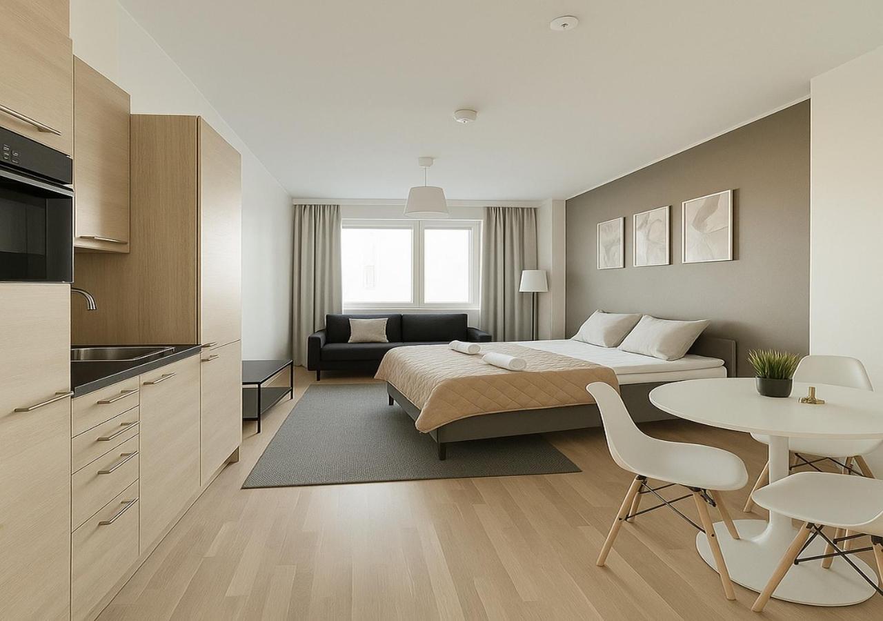 City Home Finland Arena Suite - Perfect Location With City View タンペレ エクステリア 写真